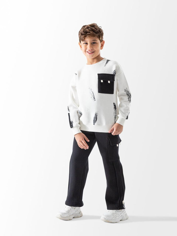 Pocket Style Sweat Training Suit