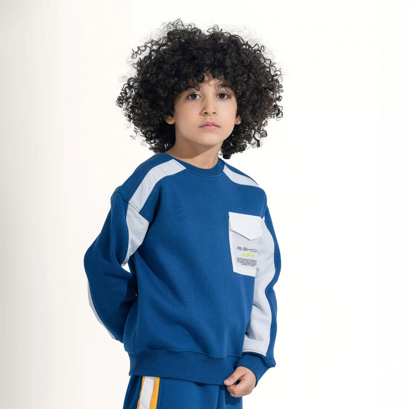 Kids Streetwear Graphic Tracksuit Set