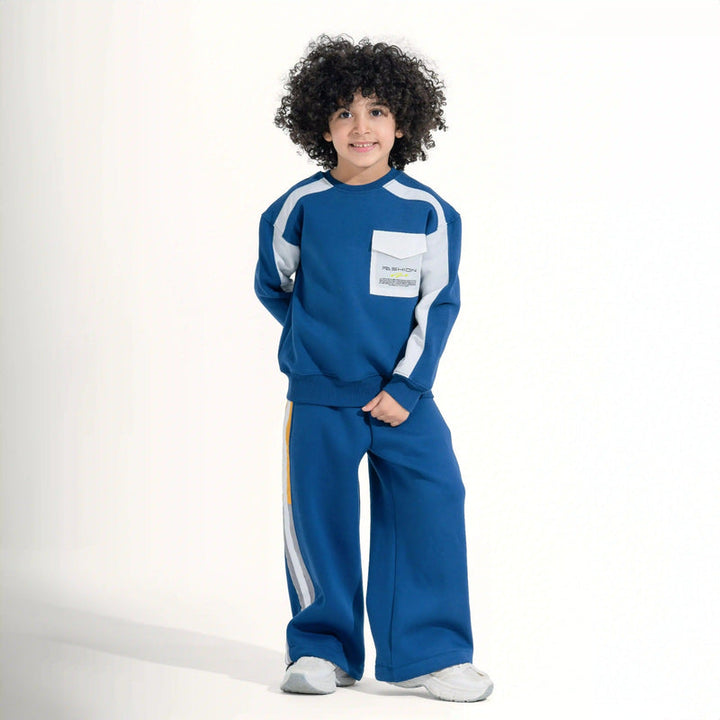 Kids Streetwear Graphic Tracksuit Set
