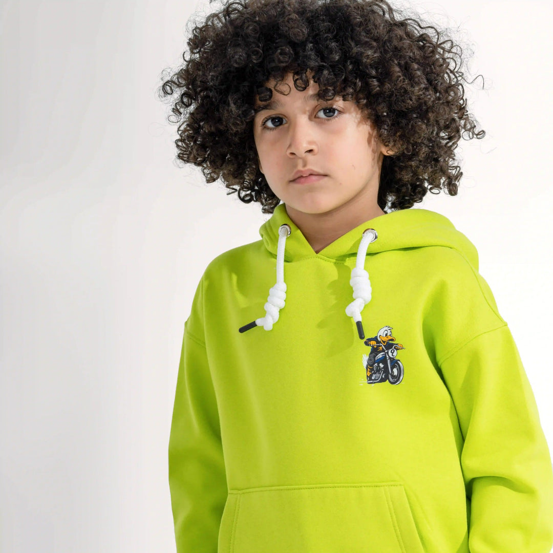 Speedy Duck Biker Hoodie