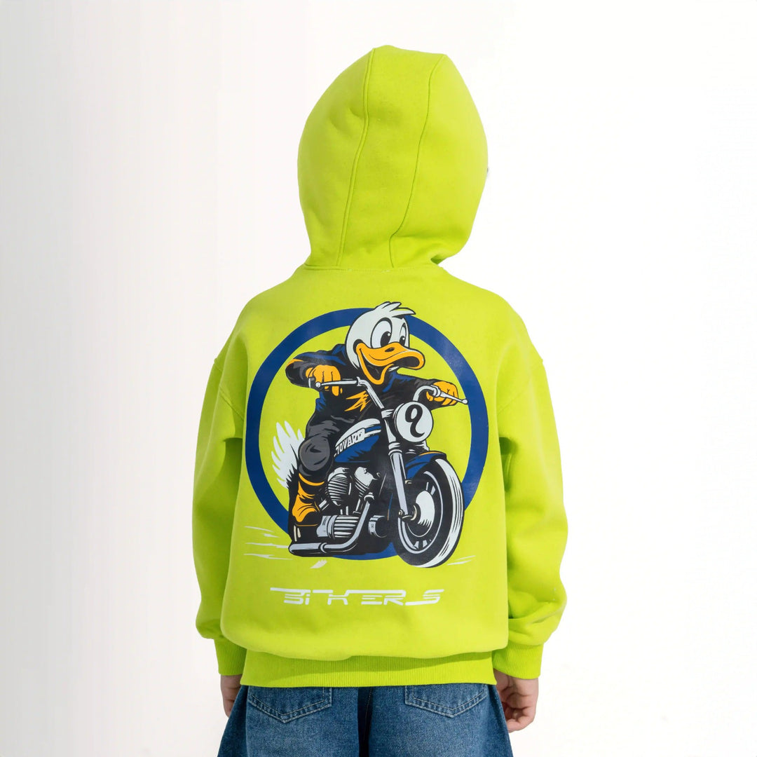 Speedy Duck Biker Hoodie
