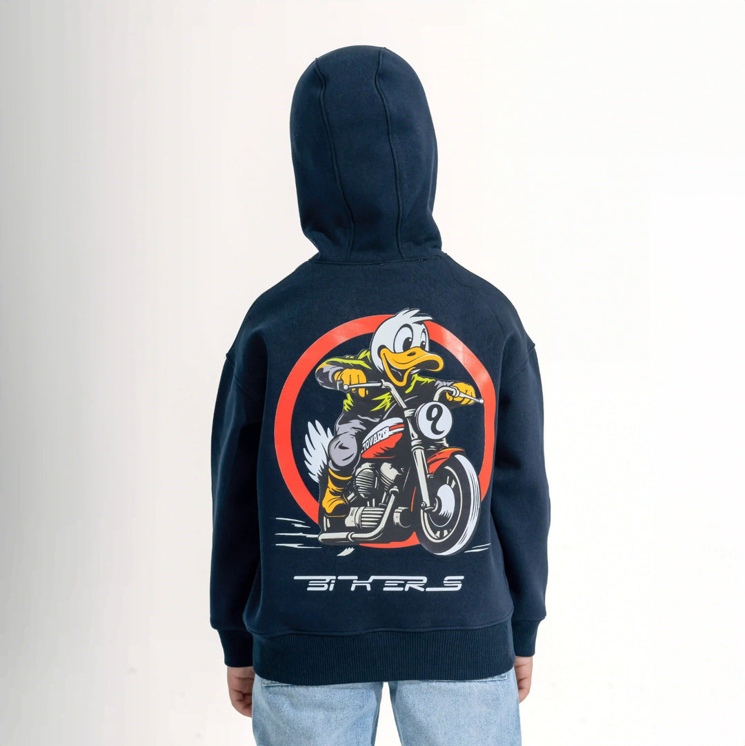 Speedy Duck Biker Hoodie