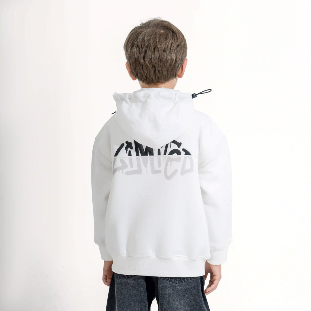Urban Tag Mixed Hoodie