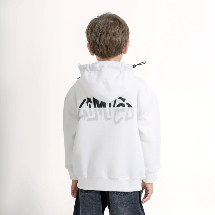 Urban Tag Mixed Hoodie