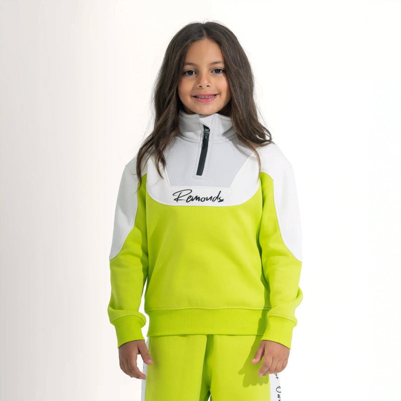 Color-Block Wide-Leg Tracksuit