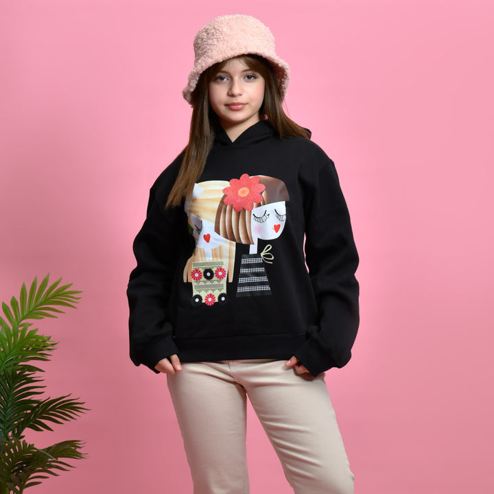 Cute Duo Graphic Hoodie