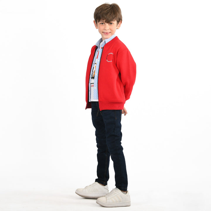 Sporty Red Varsity Combo