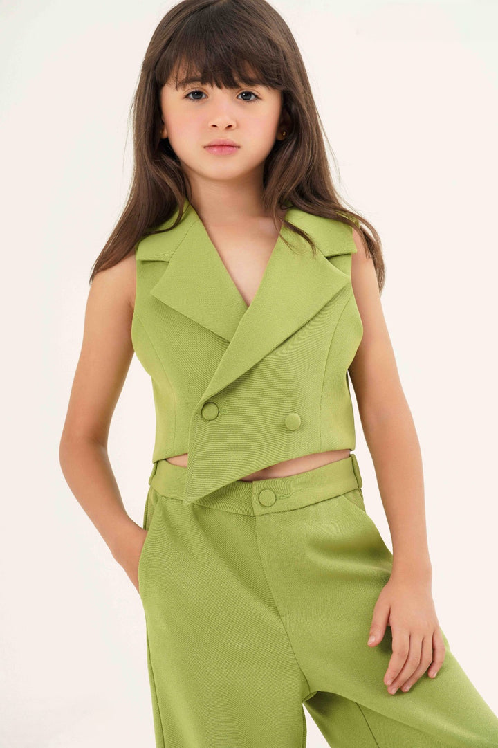 Modern Chic Asymmetric Vest & Wide-Leg Pant Set