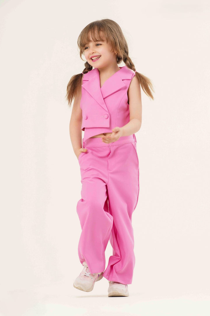 Modern Chic Asymmetric Vest & Wide-Leg Pant Set