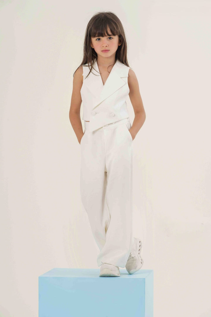 Modern Chic Asymmetric Vest & Wide-Leg Pant Set
