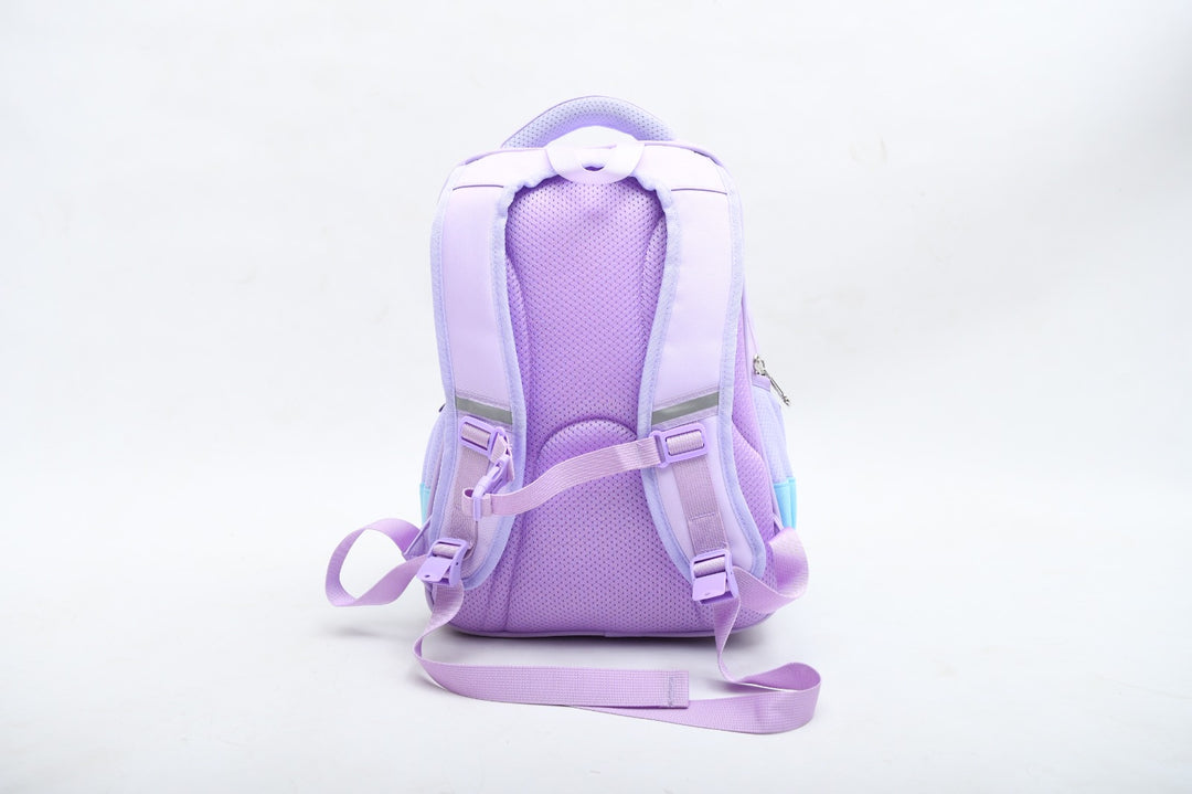 Cute Bunny & Cake Print Girls' School Backpack