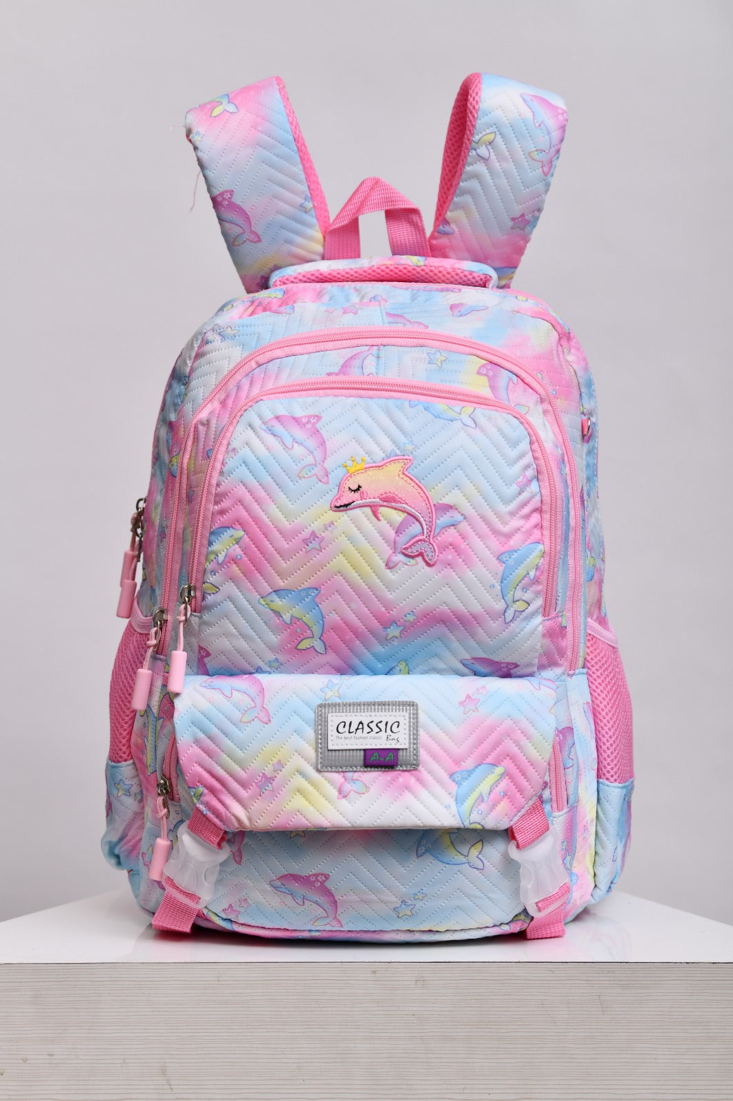 Vibrant Dreamer Multi-Pocket School Backpack