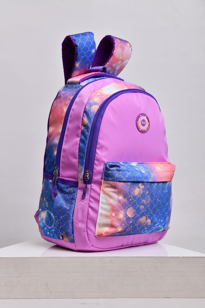 Enchanting Mermaid Scale Purple School Backpack