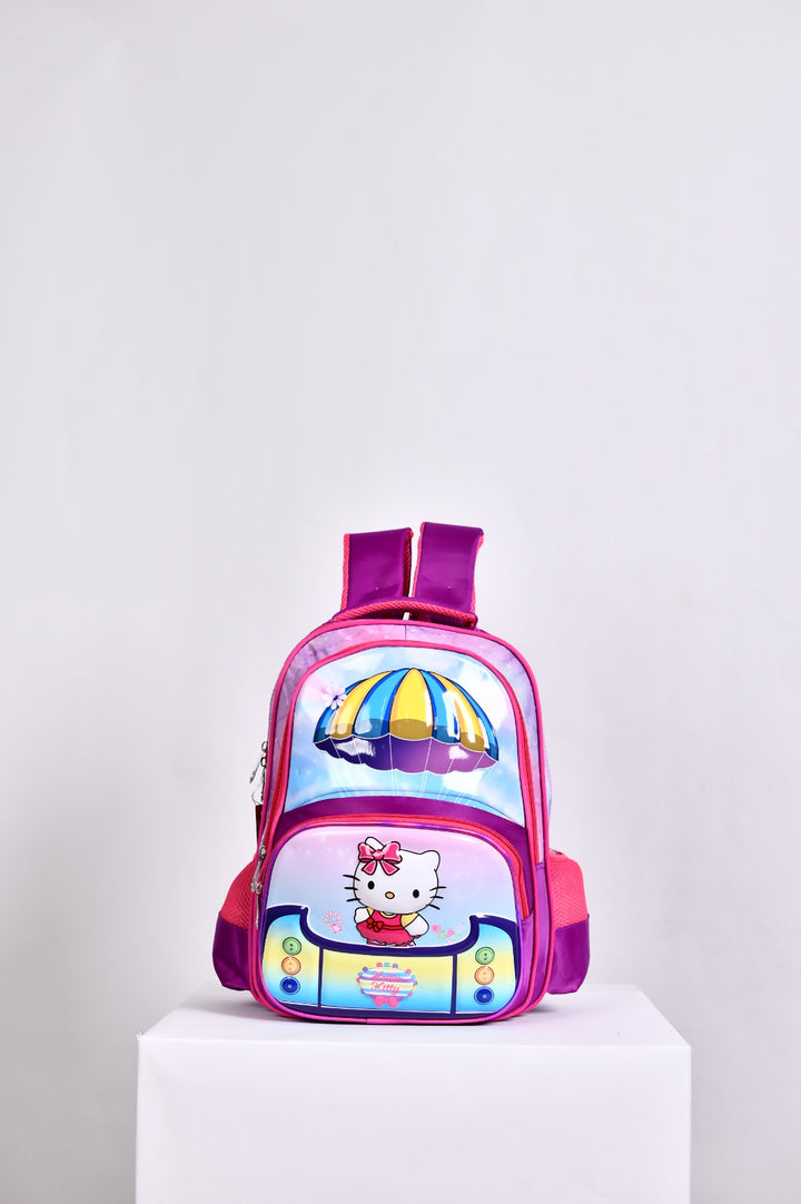 Charming Hello Kitty Parachute 3D Embossed Girls' School Backpack
