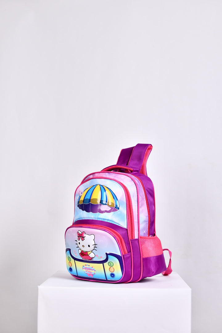 Charming Hello Kitty Parachute 3D Embossed Girls' School Backpack