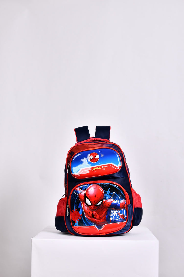 Heroic Spiderman 3D Embossed Boys' School Backpack