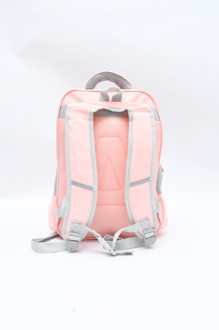 Classic Multi-Pocket School Backpack with Buckle Detail