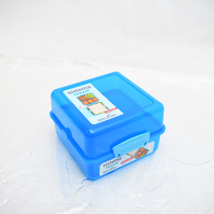 Sistema Lunch Cube Compartment Food Container (1.4L / 47.3 oz)
