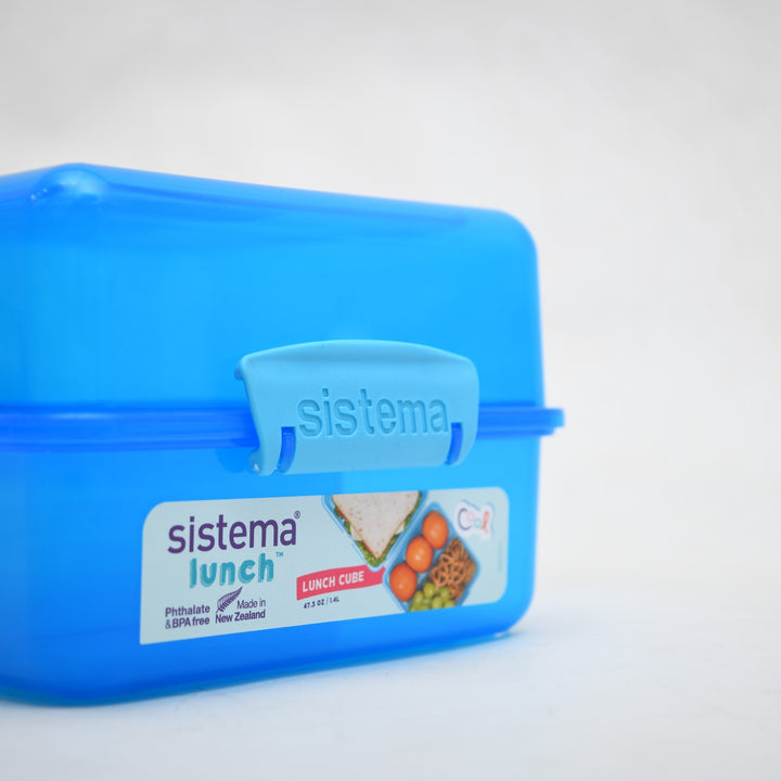 Sistema Lunch Cube Compartment Food Container (1.4L / 47.3 oz)