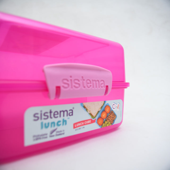 Sistema Lunch Cube Compartment Food Container (1.4L / 47.3 oz)