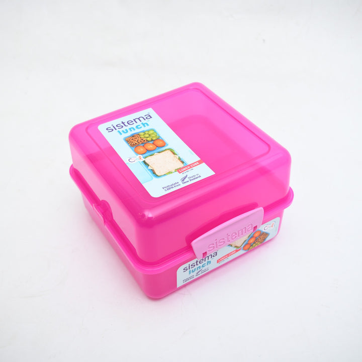 Sistema Lunch Cube Compartment Food Container (1.4L / 47.3 oz)