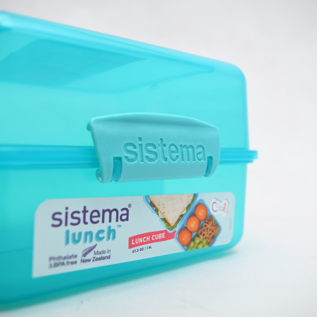 Sistema Lunch Cube Compartment Food Container (1.4L / 47.3 oz)