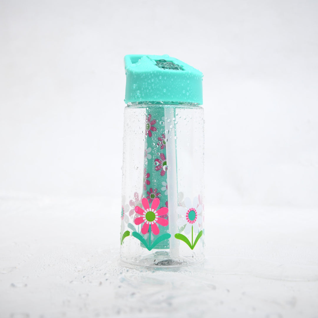 Daisy Blossom Chiller Water Bottle with Freezer Gel Stick ( 414 ML )