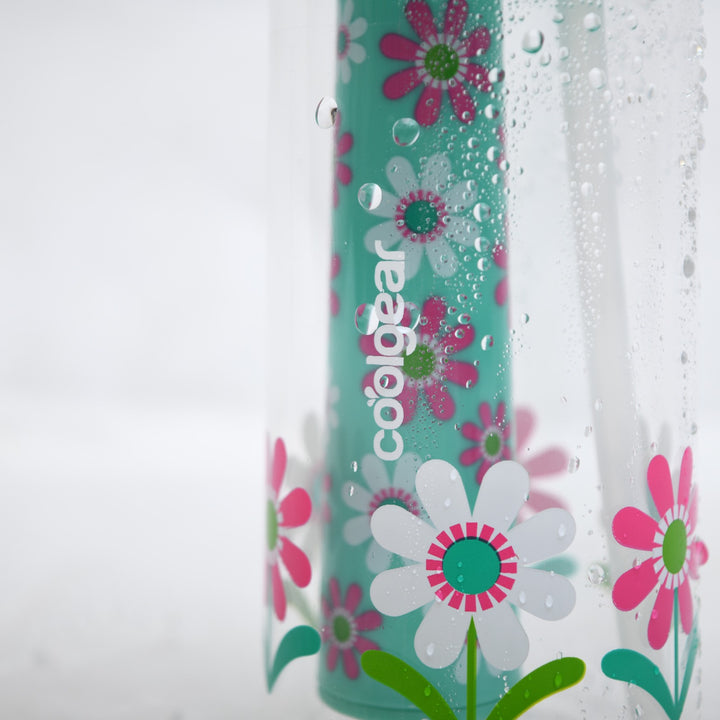 Daisy Blossom Chiller Water Bottle with Freezer Gel Stick ( 414 ML )