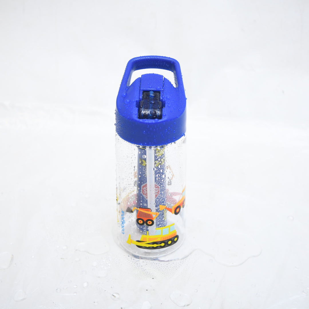 Construction Zone Kids Chiller Bottle with Freezer Gel Stick ( 414 ML )