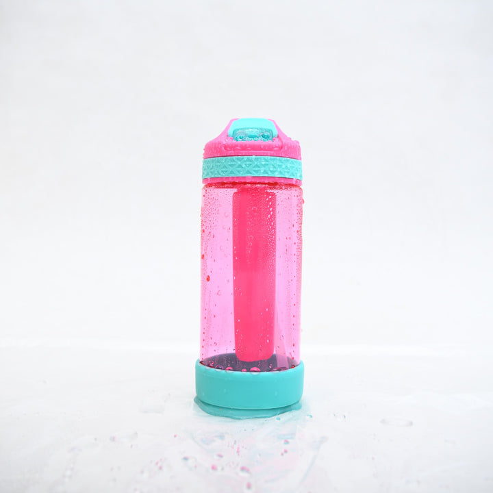 NeonPulse Infuser Water Bottle with Ice Core & Straw ( 473 ML )