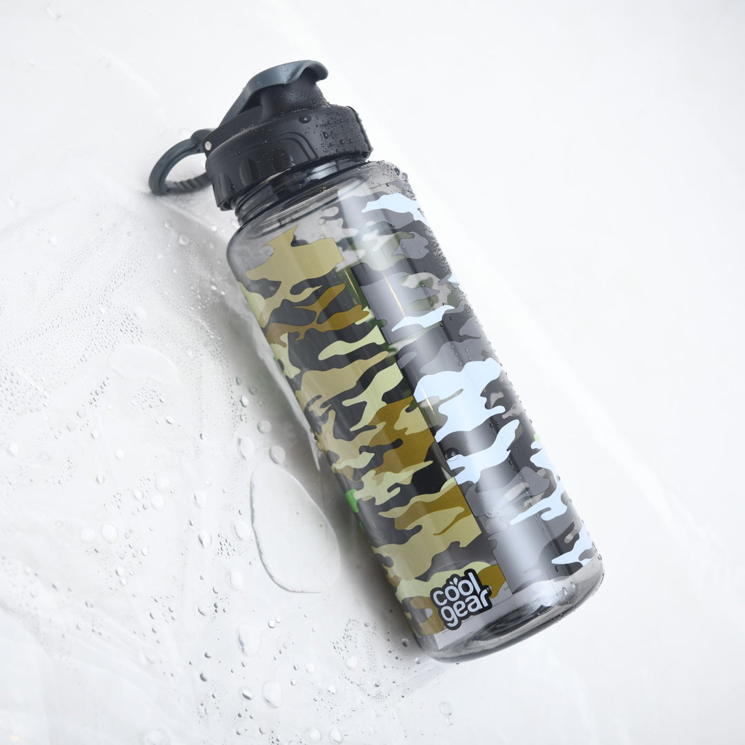 Dual Camo Split-Print Tactical Water Bottle ( 964 ML )