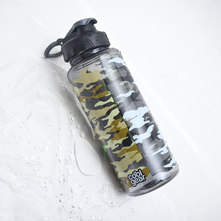 Dual Camo Split-Print Tactical Water Bottle ( 964 ML )