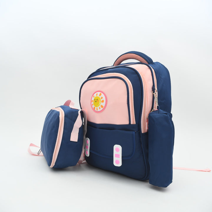 Sunshine Pastel 3-Piece Kids School Backpack Set