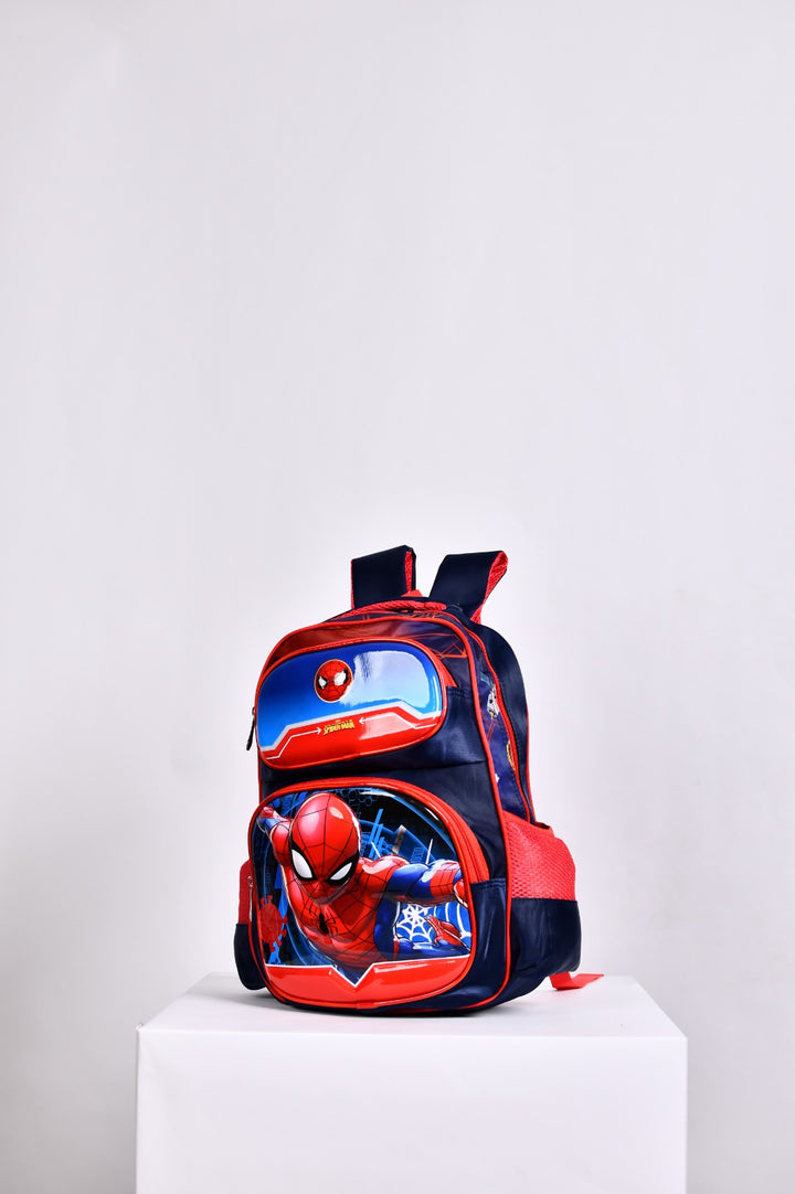 Heroic Spiderman 3D Embossed Boys' School Backpack