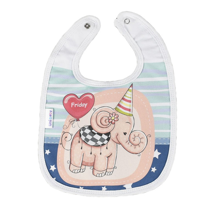 7-Day Animal Adventure Bib Set