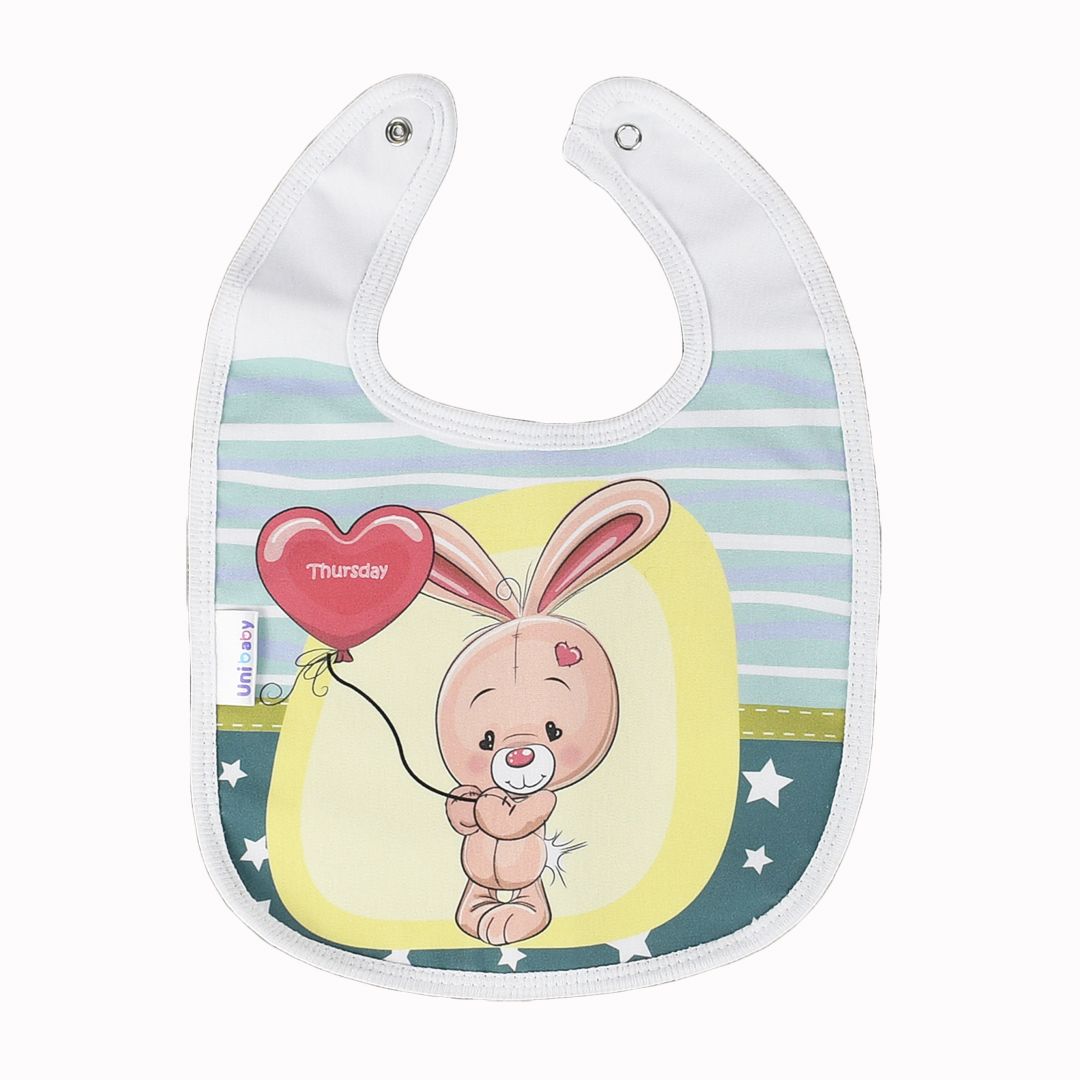 7-Day Animal Adventure Bib Set