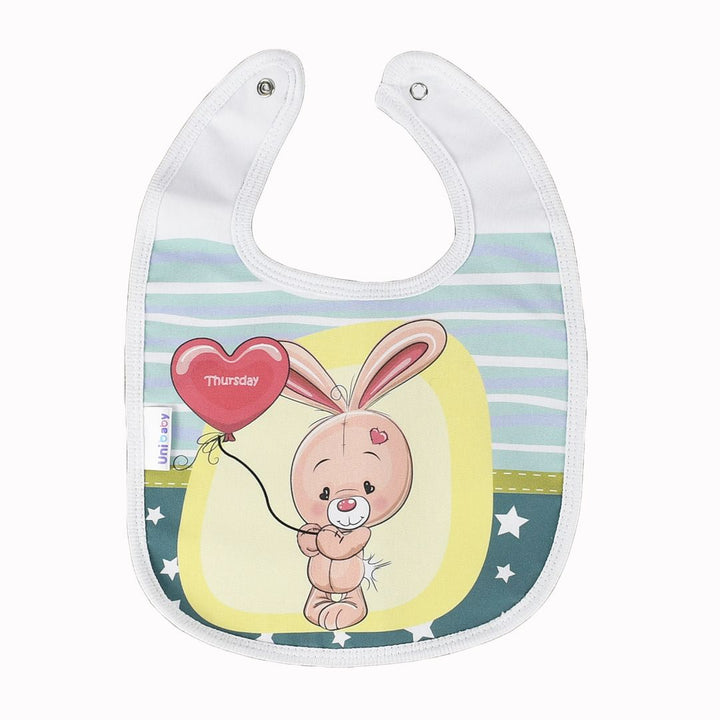 7-Day Animal Adventure Bib Set