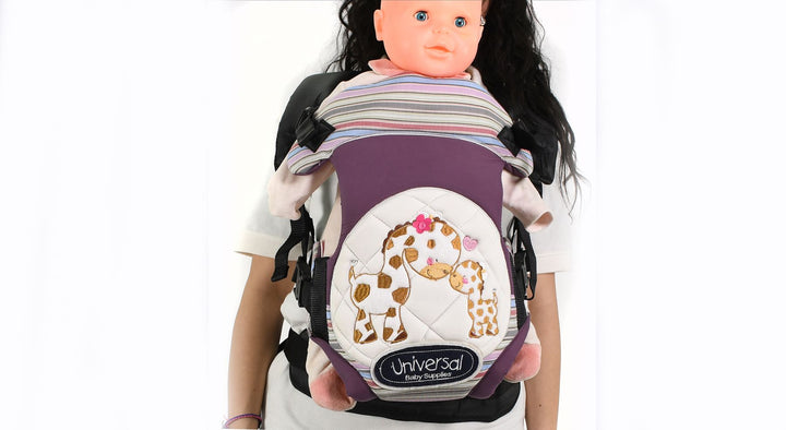 "Safari Friends" Quilted Multi-Position Carrier