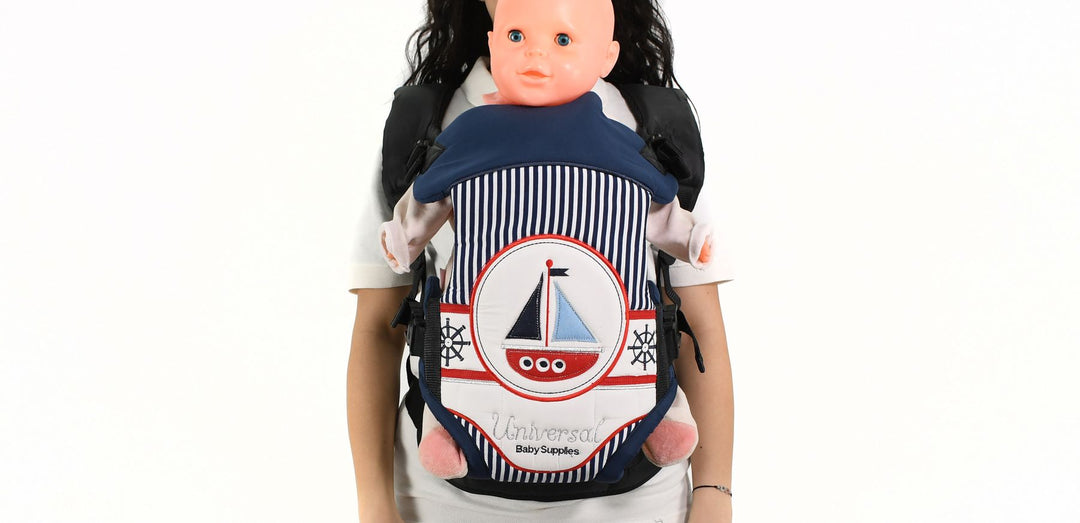"Little Sailor" Striped Soft-Padded Carrier