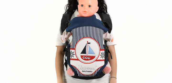 "Little Sailor" Striped Soft-Padded Carrier