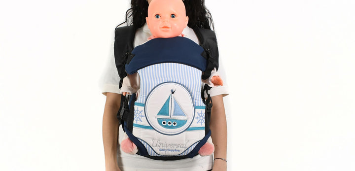 "Little Sailor" Striped Soft-Padded Carrier