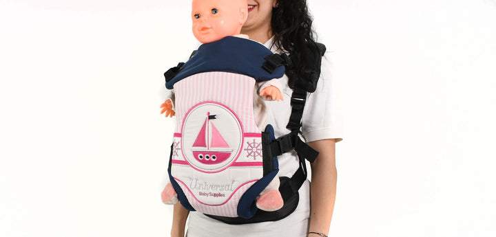 "Little Sailor" Striped Soft-Padded Carrier