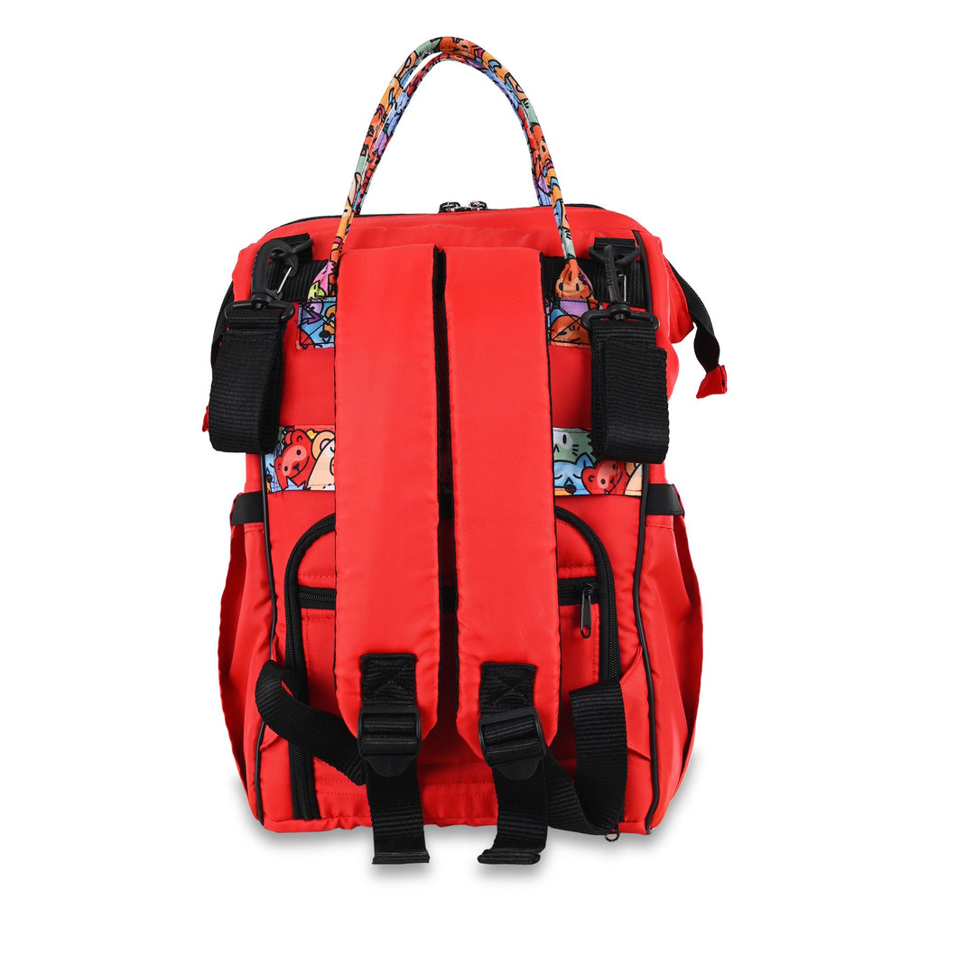 Dual-Tone Multi-Functional Diaper Backpack & Travel Bag