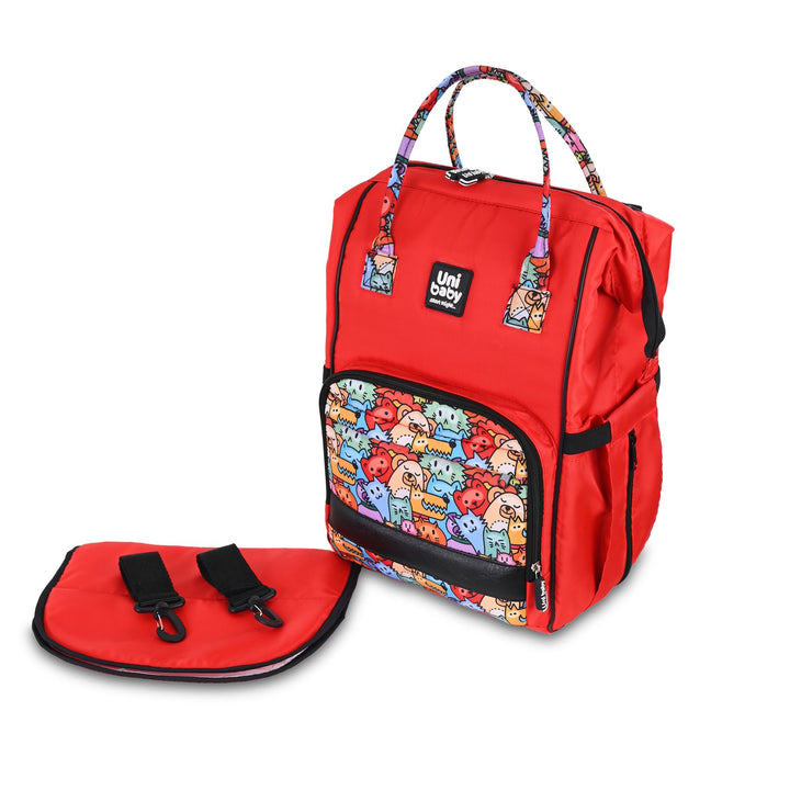 Dual-Tone Multi-Functional Diaper Backpack & Travel Bag