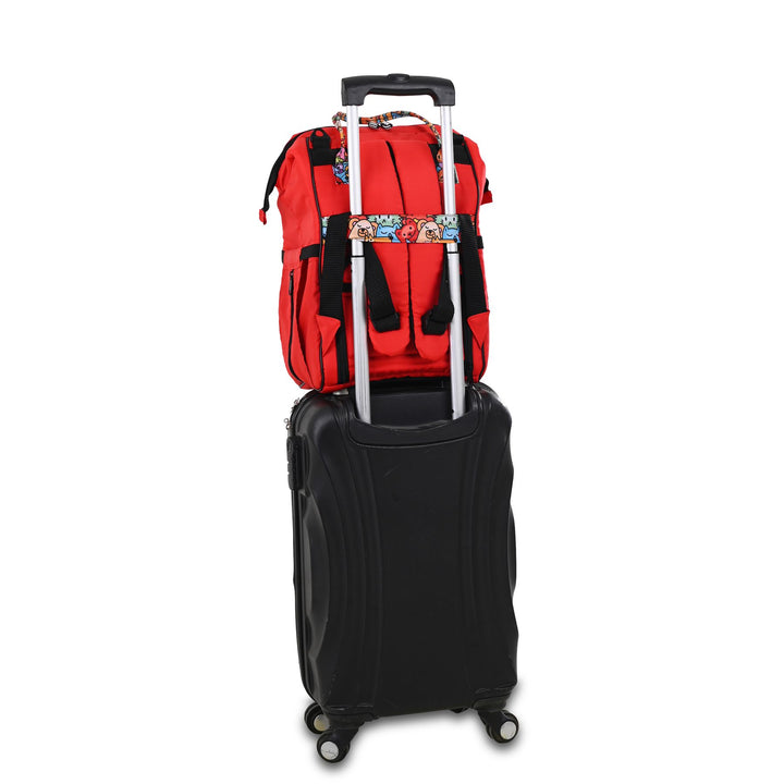 Dual-Tone Multi-Functional Diaper Backpack & Travel Bag