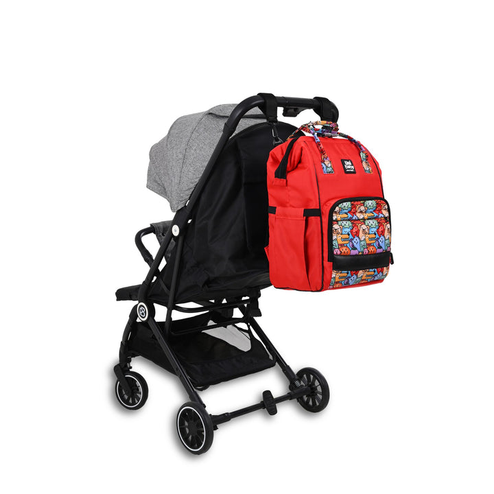 Dual-Tone Multi-Functional Diaper Backpack & Travel Bag
