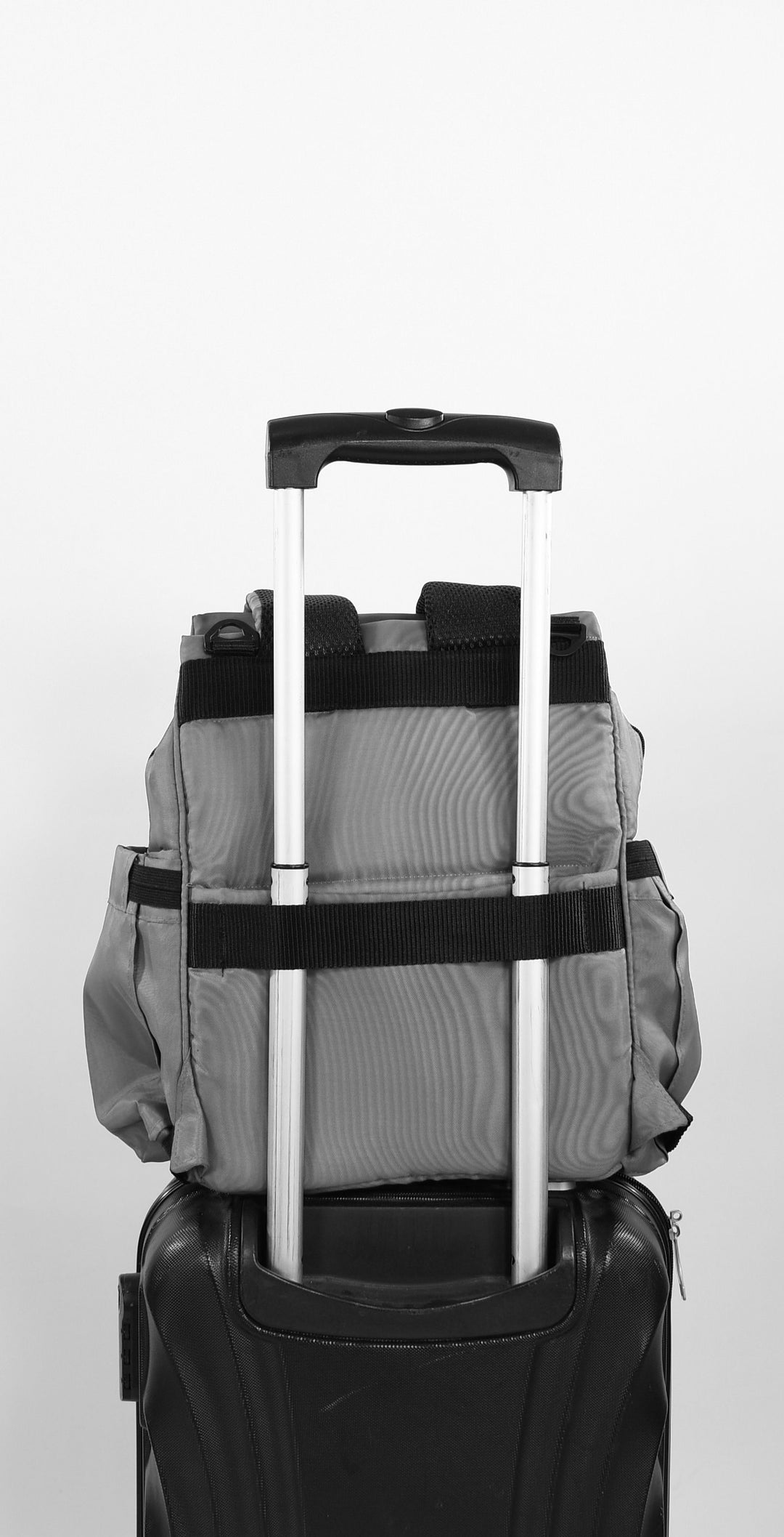 Quilted Multi-Functional Diaper Backpack with Changing Mat & Stroller Straps