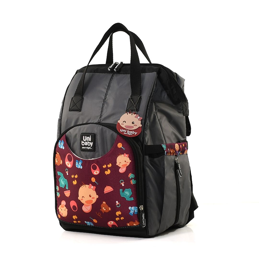 Multi-Functional Baby Diaper Backpack with Thermal Pockets