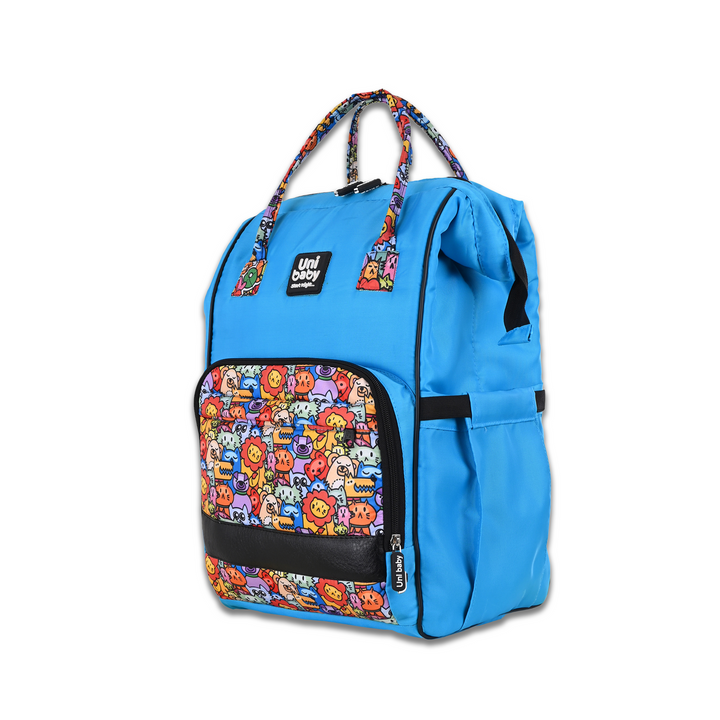 Dual-Tone Multi-Functional Diaper Backpack & Travel Bag
