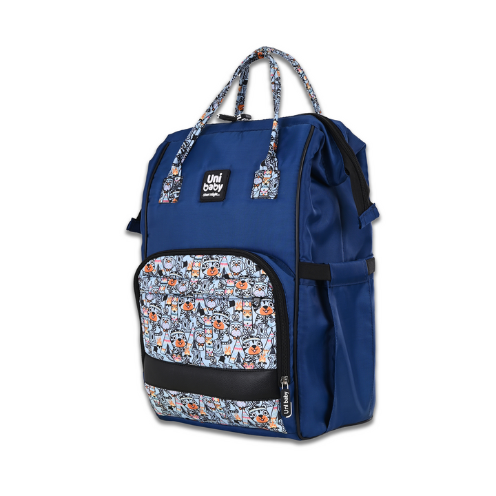 Dual-Tone Multi-Functional Diaper Backpack & Travel Bag